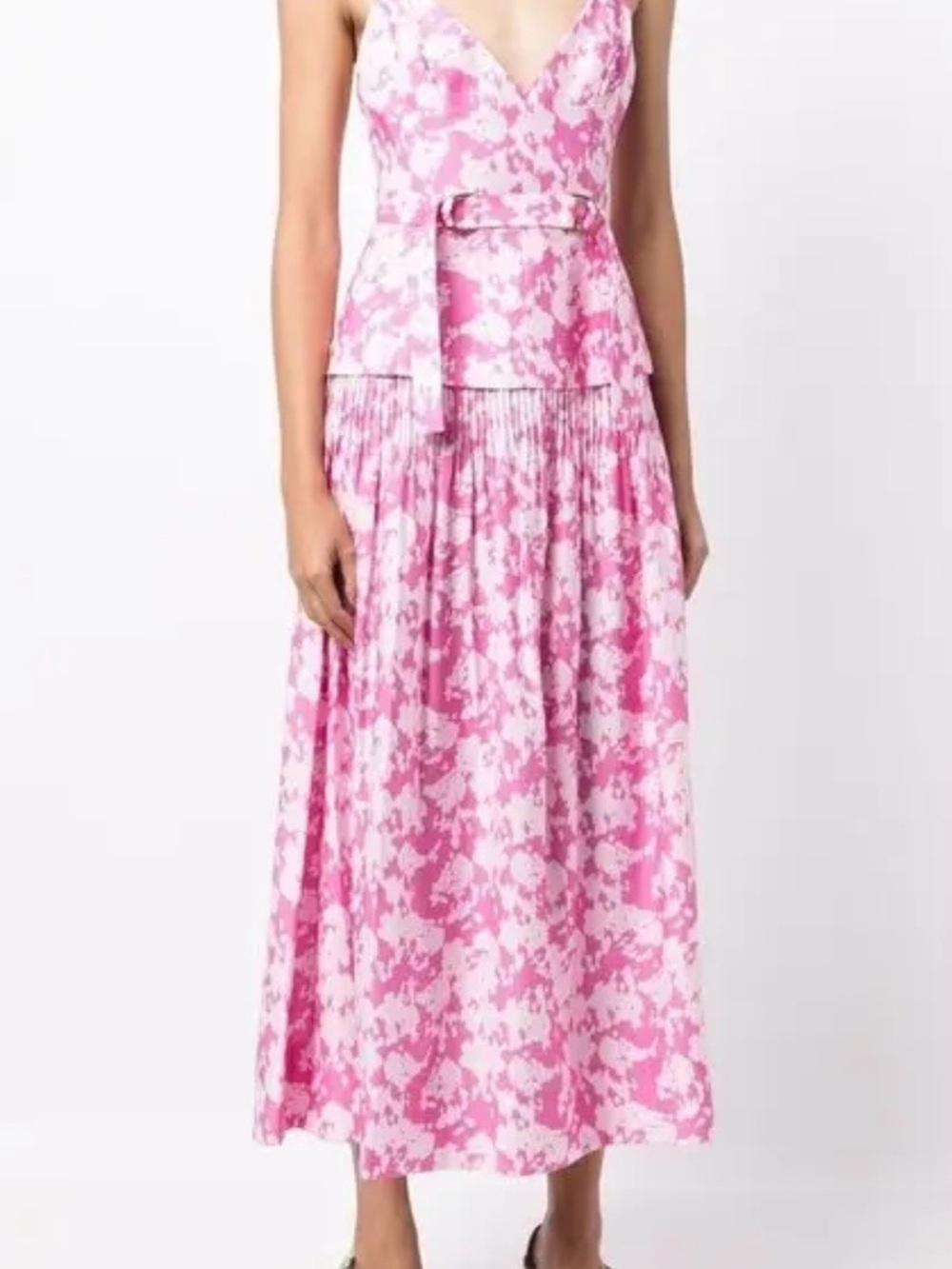 Acler Busby Dress - Violet Jungle